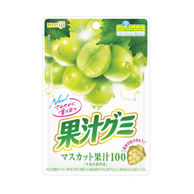 明治 果汁QQ軟糖-麝香葡萄口味 54g