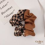 【Gulicc 】古莉可 髮圈 千鳥格大腸圈, , large
