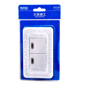 Two Oversize Switch Electrical Cover