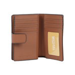 Michael Kors 金字Logo 滿版塗層帆布釦式中夾(香草白), , large