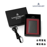 [LOGINHEART]免取卡正面感應證件套 氣勢紅 可客製 其他夾層票卡不干擾 臺灣製造獨家精品 附矽膠掛繩, , large