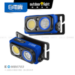 8PP MB-6703 Cabin Type Sensing Headlight Dual Light 1000 Lumens, , large