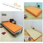 Classic plaid bamboo single breathable mattress, , large