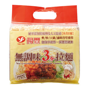揚豐無調味3分拉麵780g