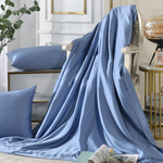 【Betrise】Light Dance Blue | C Energy Series 60-count 100% pure Tencel light-quenched graphene quilt/four-season quilt 5X6.5 feet per set (plus 2 pillowcases of the same style), , large