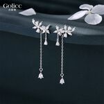【Gulicc】古莉可 耳環 氣質花瓣 流蘇耳墬, , large