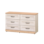 【唯熙傢俱】查理白橡色六斗櫃 抽屜櫃, , large