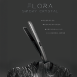 專業沙龍品牌 FLORA 芙蘿拉 煙晶灰鈦離子夾-窄版, , large