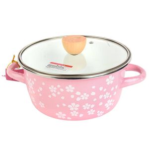 御膳坊櫻花琺瑯雙耳湯鍋組-22cm