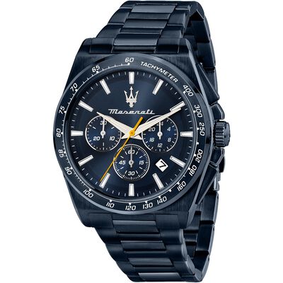 MASERATI 瑪莎拉蒂 Velocità系列 三眼計時手錶 送禮推薦-43mm R8873652008