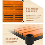 【Y HOUSE】90x45x180cm pine five-layer storage rack rack iron rack - black teak, , large
