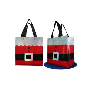 9-inch Xmas rainbow gift bag
