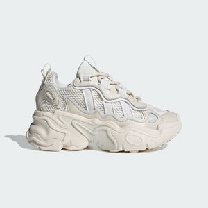 Kixpress-Adidas Ozthemis W 女 休閒鞋 運動 復古 厚底 增高 反光 舒適 潮流 穿搭 米白 [IG1505]