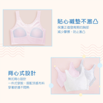 【Clany可蘭霓】 MIT小貓咪無鋼圈無感粉色少女S-Q/2XL 內衣 學生涼感內衣 成長型 8038-31, , large
