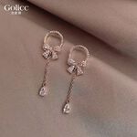 【Gulicc 】古莉可 耳環 蝴蝶結流蘇耳環, , large
