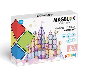 [好研所]MAGBLOX® 美學磁力片 粉彩入門組 66 pcs