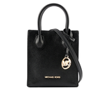Michael Kors Mercer 荔枝皮革手提/斜背二用迷你琴譜包/黑色, , large