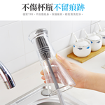 【上手家居】長柄矽膠奶瓶刷-灰色(刷子/杯刷/清潔刷/洗杯刷/矽膠刷/矽膠奶瓶刷/水壺刷/杯子刷/矽膠杯刷), , large