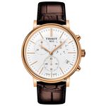 TISSOT 天梭 CARSON PREMIUM 計時石英錶-41mm T1224173601100, , large
