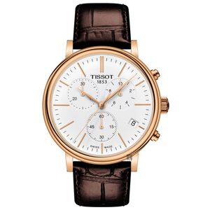 TISSOT 天梭 CARSON PREMIUM 計時石英錶-41mm T1224173601100