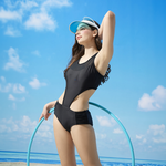 MONINA MIT One piece triangle swimsuit design -XL, , large