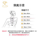【CF鑽飾】項鍊 天然淡水珍珠X莫桑鑽《漣漪》8mmx67分, , large