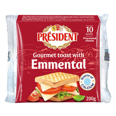 總統牌 土司愛曼塔切片乾酪 200g