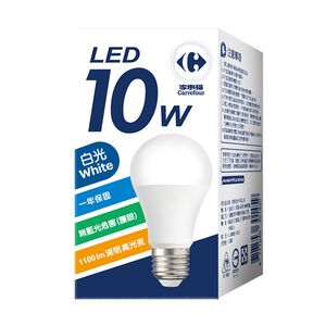 家福LED燈泡10W-白光