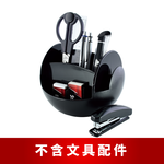 【O-Life】旋轉遙控器收納盒-黑色, , large