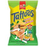 Tattoos Corn Chips Sweet Corn Flavor, , large