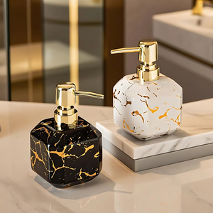 【A&R】御石鎏金陶瓷洗護按壓瓶 380ML 兩色任選