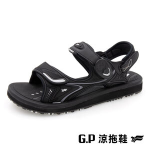 G.P 高彈力舒適兩用涼拖鞋 G3832W<黑色-36>