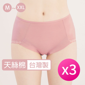 [SHIANEY]Taiwan-Made Tencel Cotton Women's Panties with Banded Leg Openings / M