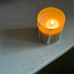 Atina Candle-Olive/White  Fresh Olive & Lemon, , large