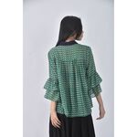 (S) moma綠色長袖上衣二手衣, , large
