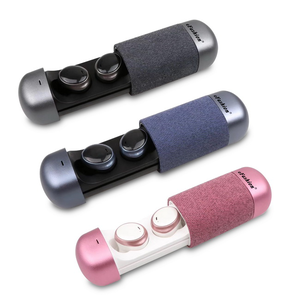 BTE30 Metal Space Capsule eFashion Compact Portable Wireless Bluetooth Earbuds
