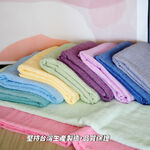 [Kaimei Cotton Industry] 3 in the group, random and excellent, MIT made in Taiwan, 8 taels of lightweight and durable pure cotton absorbent bath towels, multiple colors available, , large