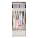 【Hampton 漢汀堡】尼蕾2.7尺單吊衣櫥, , large