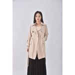 (S) epabis質感風衣杏色外套二手衣, , large