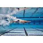 NIKE SCRIPT LOGO 成人男性短袖防曬衣 抗UV DRI-FIT 運動上衣 NESSC653 【樂買網】, 458 相片藍,M, large