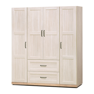 【唯熙傢俱】查理白橡木5.2尺衣櫃