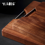 SHCJ長方形砧板【多款可選】烏檀木加厚 廚房料理 食材切剁 高密度硬度佳, , large