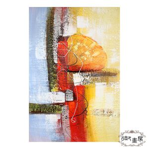 【御畫房】 手繪無框油畫-鳳凰花開 60x90cm
