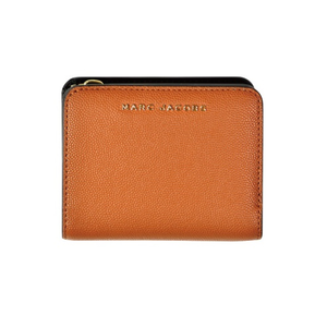 平行輸入【MARC JACOBS 馬克賈伯】LOGO短夾 零錢款 咖啡