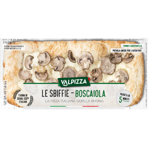 義大利VALPIZZA長型蘑菇披薩