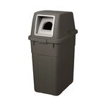 日本RISU｜W&W系列 大開口/瓶罐分類垃圾桶 90L, , large