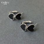 【Gulicc】古莉可 耳環  酷黑愛心耳飾, , large