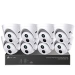 TP-LINK 昌運監視器組合 VIGI NVR1008H-8MP 8路主機+VIGI C430I 3MP網路攝影機*8, , large
