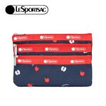 Lesportsac 3-Zip Cosmetic 三層拉鍊收納化妝包/ 小蘋果, , large