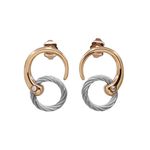 CHARRIOL 夏利豪 INFINITY ZEN 鋼索耳環 送禮推薦 03-102-1232-0, , large